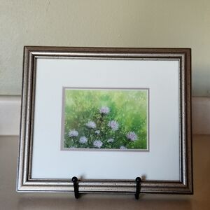 Chester County PA Artist Dennis K Park Mini Watercolor Framed Matted Signed